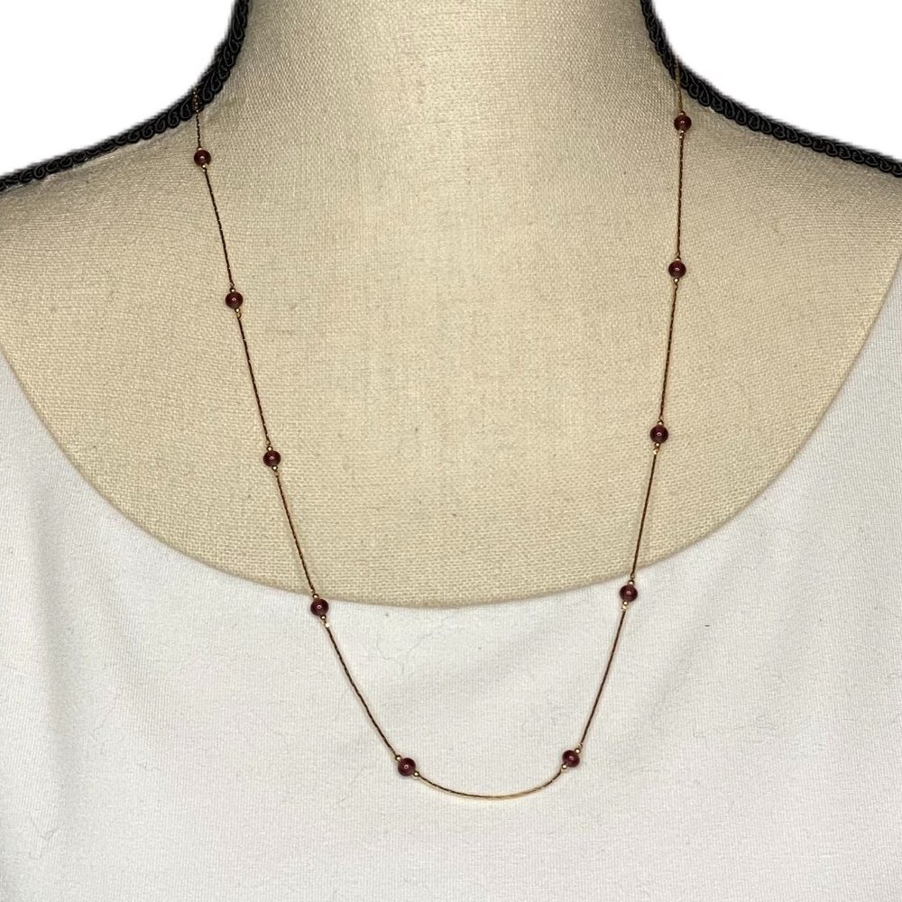 Monet Gold Toned Necklace 23 Inches